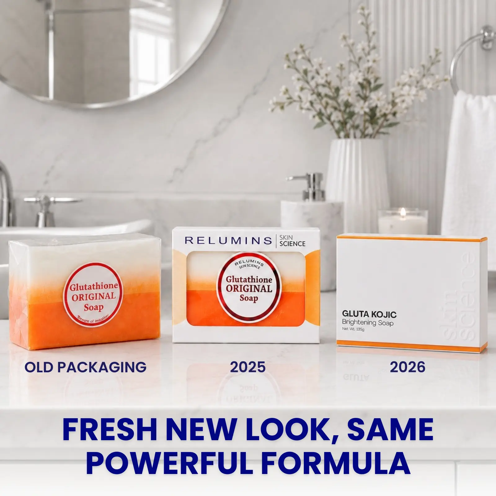 glutathione and kojic acid soap Morvon & from Kenta 5 x Original Glutathione +