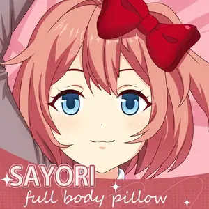 Anime Dakimakura Japanese Otaku Waifu Life Size Doublesided Print Hugging Body Pillov Cover Doki Doki Literature Club SAYORI