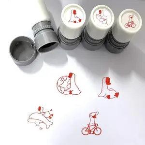 Duck Pattern Stamp, 1 Count Creative Decorative Handbook Stamp, Office Stationery & Supplies for Home School Office, Letter Label Design