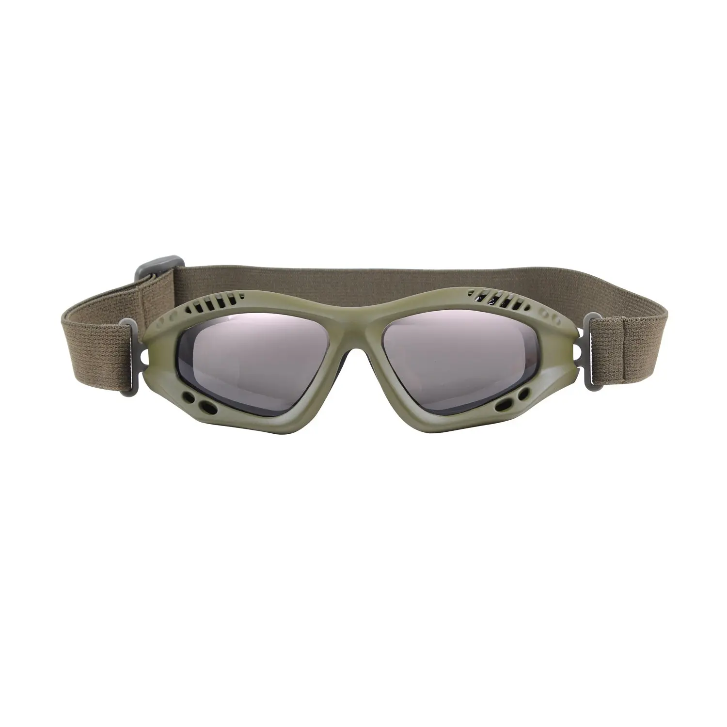 Olive Drab Tactical Goggles Anti Scratch Anti Fog Military Eye Protection UV400 Ballistic Style Goggles