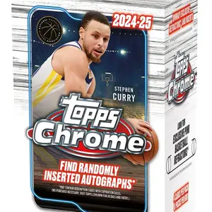24-25 Topps Chrome Basketball Blaster! Look for randomly inserted autographs!