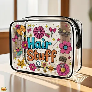 Transparent Travel Toiletry Bag with Cable Management Clear Organizer for Tech Devices Airport Daily Use Easy Clean Zipper Closure Modern Design for Professionals Travelers Gym Essential