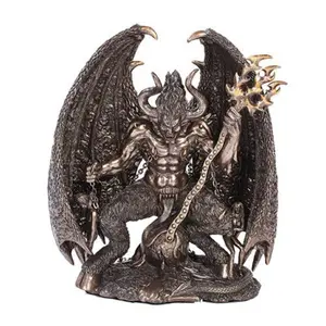 Lucifer Devil Home Decor Statue Figurine The Falling Angel Satan 9.75 inch