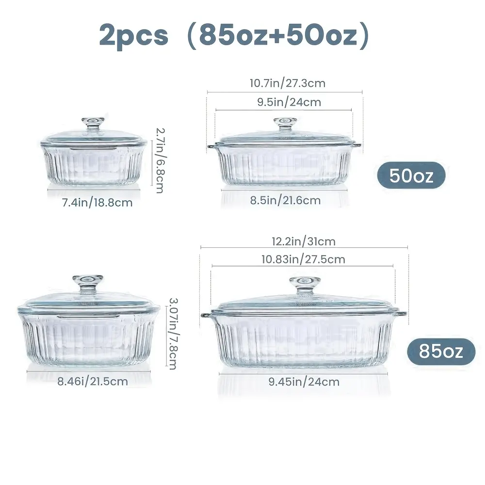 2pcs(85oz+50oz)