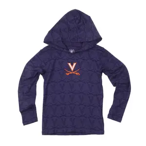 Virginia Cavaliers Youth Allover Print Hoodie