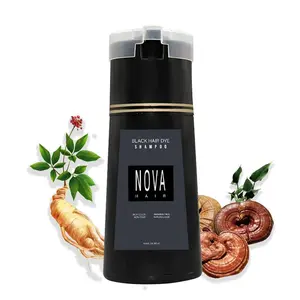 Nova Hair Dye Shampoo, Nova Hair Instant Dye Shampoo,Hair Color Shampoo for Hair Conditioner Gentle Coloring Blend Nourishing Haircare Cleansing Cleanser