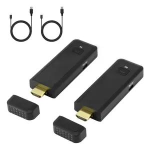 4K Wireless HDMI Extender Transmitter Receiver WHD-06 5G WiFi Wireless HDMI Dongle Screen Mirroring Adapter for Laptop PC Phone TV Projector, Local Stock