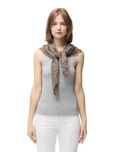 Dune Dots Printed Cashmere Square Shawl