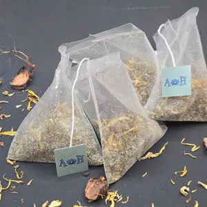 Radiant Focus Pyramid Tea Bags - Tulsi, Rhodiola, Peppermint & More