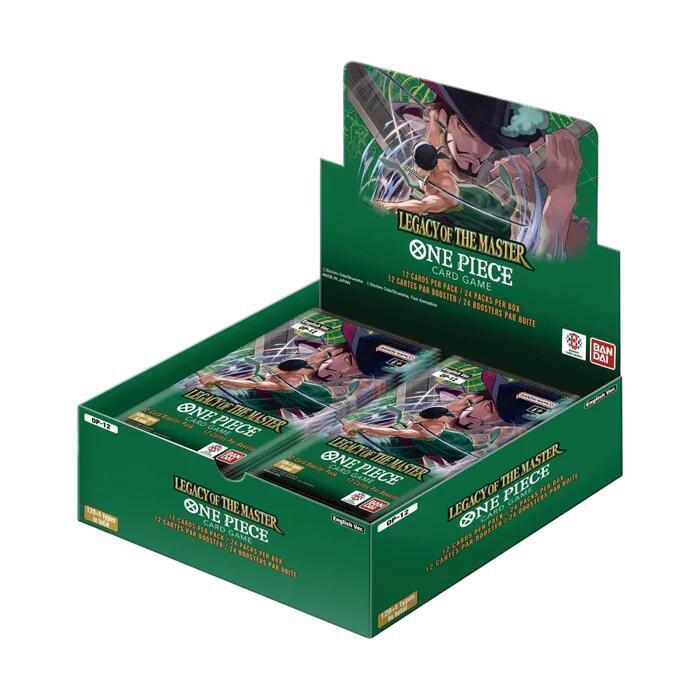 Bandai RTYH OP12 6 Leader Degen Run 12 Pack Minimum Protection Legacy of the Master One Piece Card Game