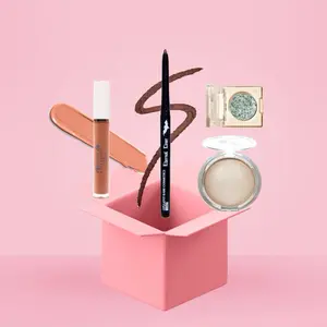Opulent Babe Bundle Box $30.99 Discounted Overstock Edition -  Lip Liner, Eyeshadow Pot, Lip Gloss, Shimmery Highlighter
