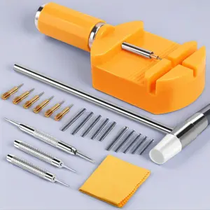 Professional Watch Link Removal Kit with 10 Spring Bars, 10 Cotter Pins – Watch Band Replacement & Repair Hand Tool Set