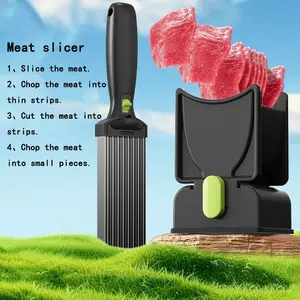 Home Use Stainless Steel Meat Cutter, Quick Meat Slicer, Multi-Functional Meat Chopper, Ideal for Meat Cubes and Strips, Kitchen Essential Tool