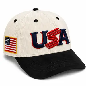 USA Independence Day Premium Embroidered Snapback Hat | American Flag 4th of July Cap