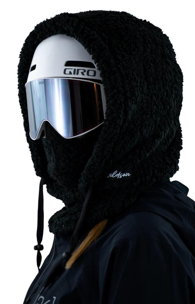 100% Sherpa Fleece Hood with Satin Lining | Cozy Warm Winter Hood in Brown Cow & Light Green | Soft, Windproof, Cold Wash | Versatile Dome-Shaped Design 100% Sherpa Fleece Hood with Satin Lining | Cozy Warm Winter Hood in Brown Cow & Light Green | Soft, Windproof, Cold Wash | Versatile Dome-Shaped Design