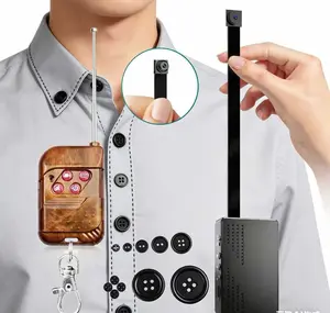 1080P DIY Nanny Camera for Home with 64GB Card Indoor Security Camera for Room Motion Detection Crystal-clear HD Video Remote Control(NO WIFI)