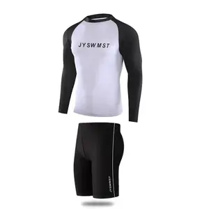 Men's Professional Full-Body Double-Layer Anti-Embarrassment Swimwear Set - Swim Top and Swim Trunks for Sports & Outdoor Activities High Stretch Neoprene Long Wetsuit