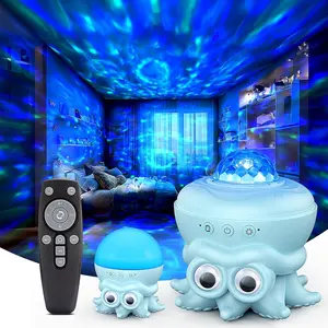 SUPPOU Octopus LED Starry Sky Projector, Dimmable Kids Night Light with Timer, Star Projector for Bedroom Decor, Room Decoration, Gift & Party Use, USB