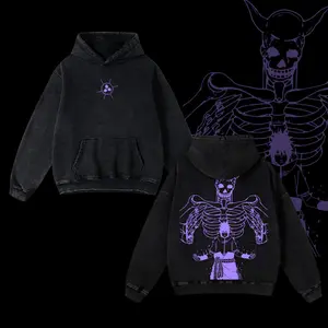 Retro Heavy Limited Uchiha Sasuke x Susano - Naruto Anime Double Printed Vintage Washed Hoodies Unisex Oversize Anime Manga Washed Heavyweight Cotton Hoodies, Gift For Anime Fan, Anime Lover