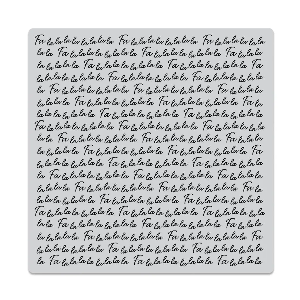 Falala Bold Prints Cling Stamp