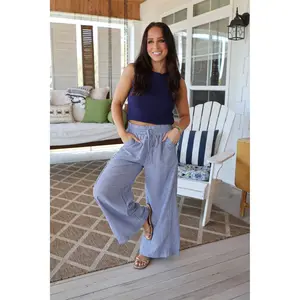 Saddie Asymmetrical Button Ribbed Tank