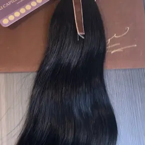 DNJ CAPILLUS Raw Straight Cambodian Hair Bundles - 100% Natural Hair, Straight and Lifelong-Lasting