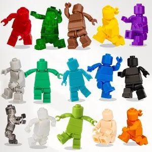 A figurine building blocks with a size of 1.77 inches, movable joints, and multiple colors to choose from festival gift