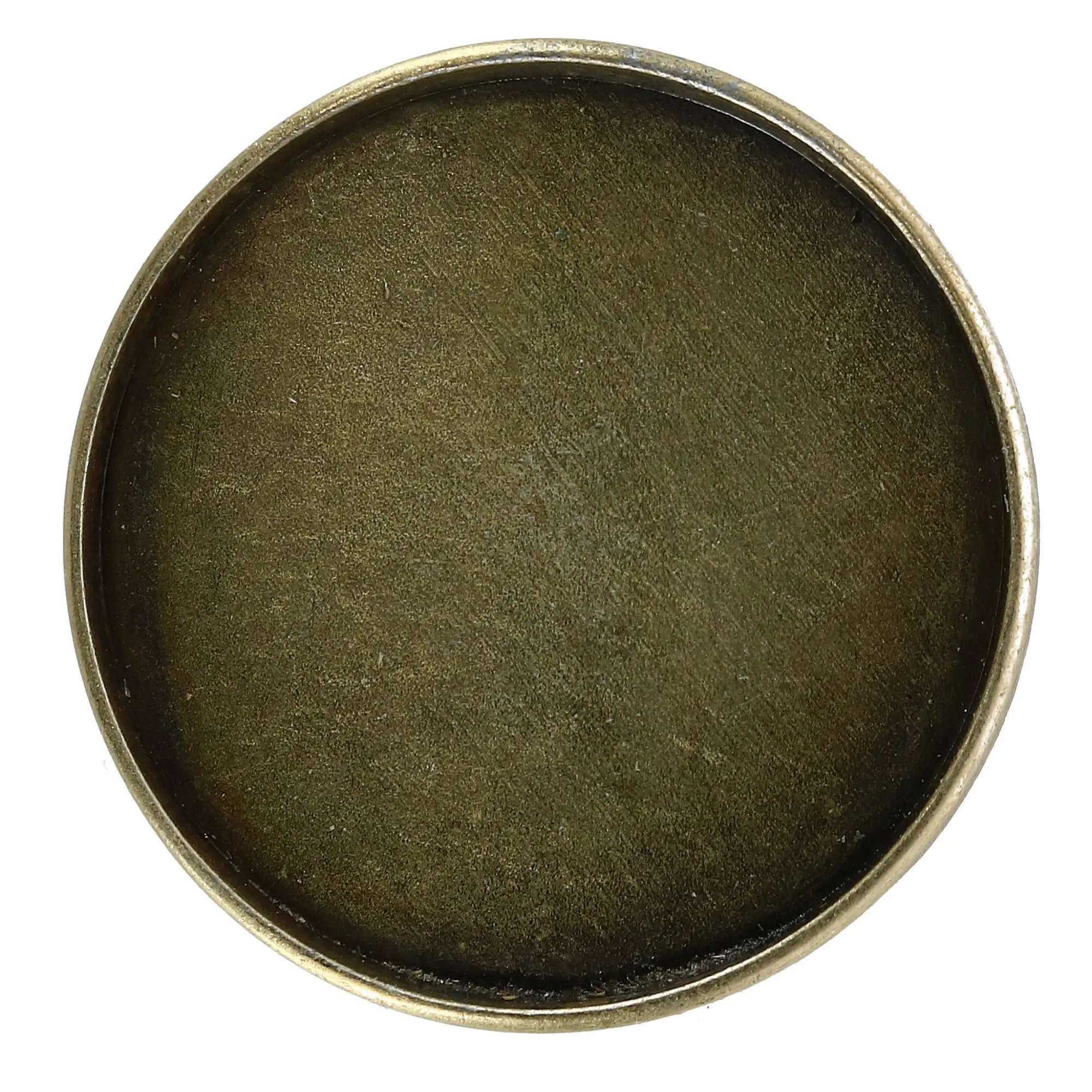 CTM Blank Circle Belt Buckle, Belt Buckles, Round Buckle, Vintage Solid Buckle