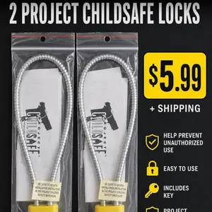 2 Project ChildSafe Gun Locks – Brand New (Includes Keys) – $5.99 + Shipping