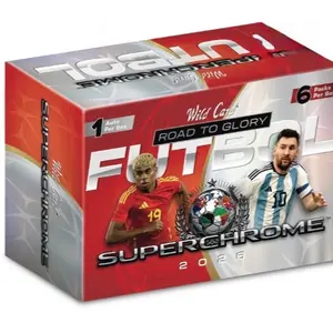 NEW - Wild Card Superchrome Soccer Road To Glory 2026 - 1 Auto Every Box