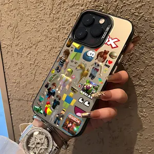 Fun game R-Robloxes Phone Case Suitable for iPhone 17 16e 16 15 14 13 12 11 Mini Pro Max Air X XR XSMAX 8 7 Plus Anti Fall Matte Back Cover Casing