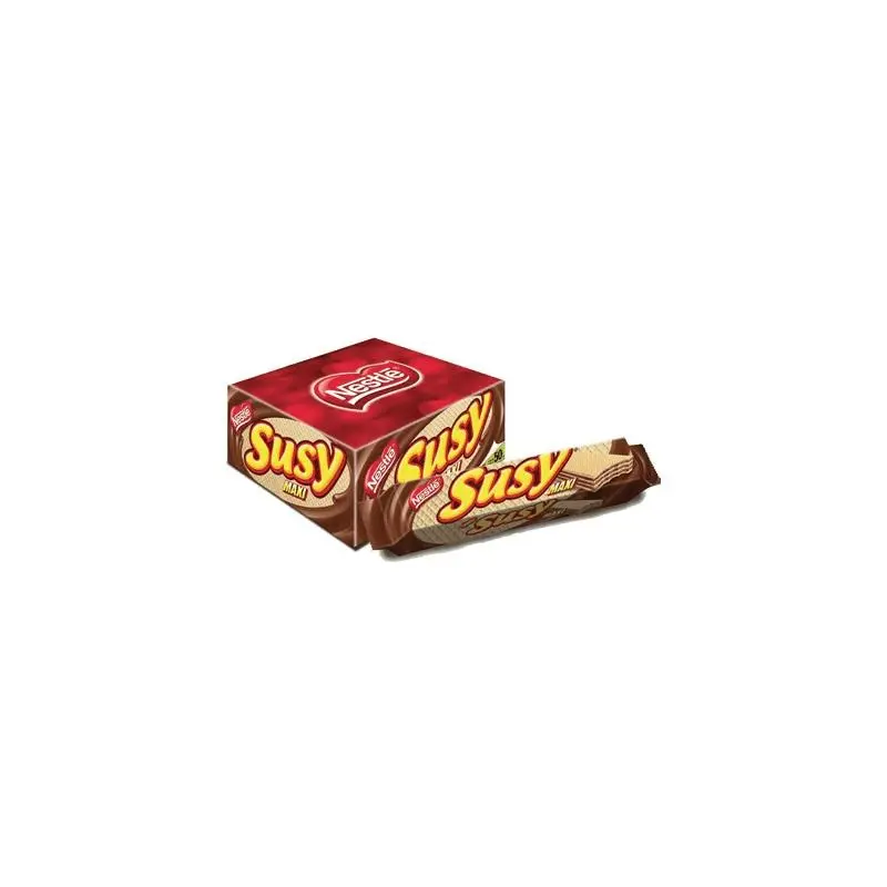 SUSY Display VE 12(18/50gm) chocolate wafer