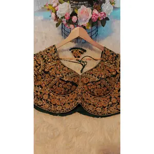 Sabhyasachi-Style Green Blouse – Ready-to-Wear Elegance