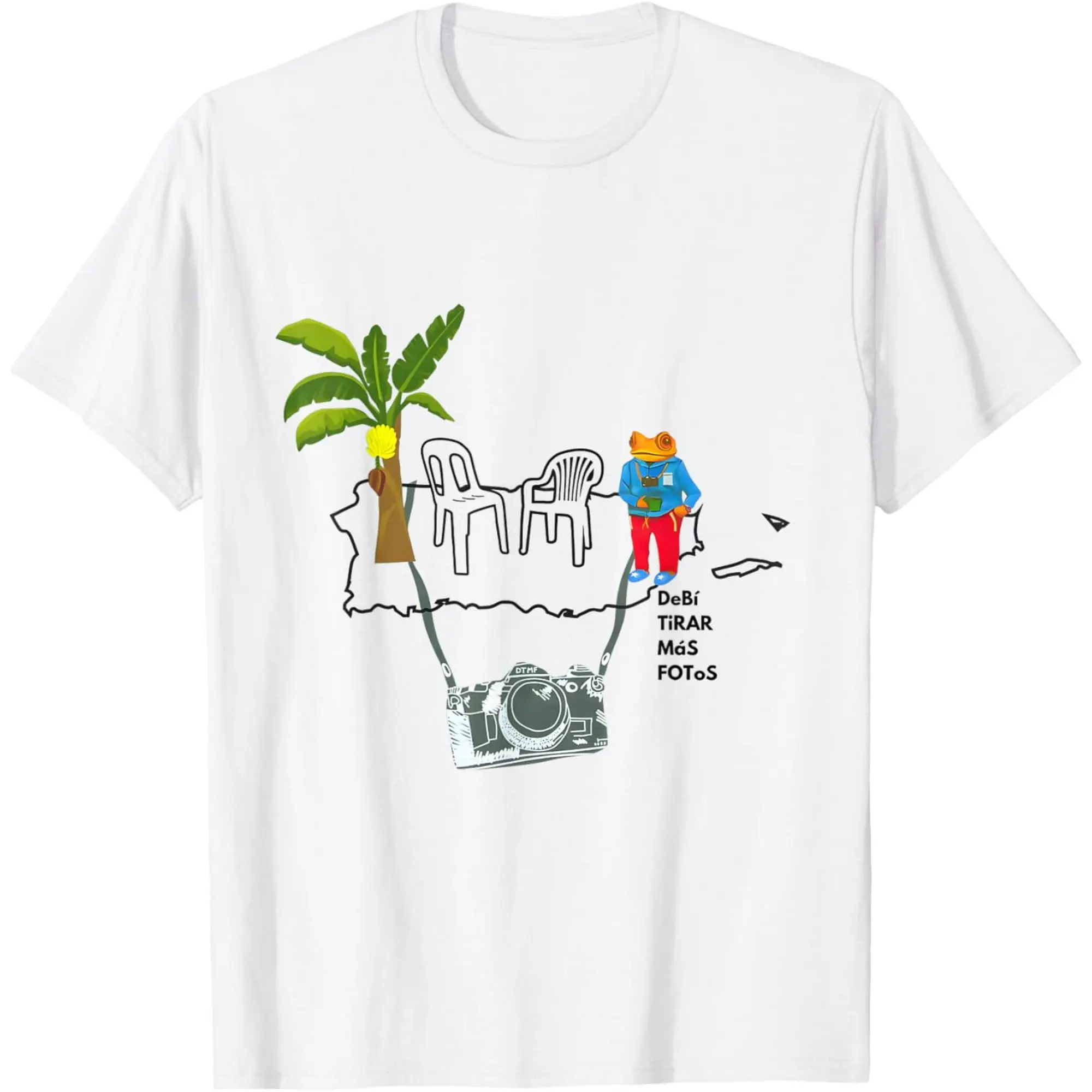 Puerto Rico Coqui Frog T-Shirt - Boricua Pride Graphic Tee with Taino Art, Lightweight Cotton Crewneck for Men & Women, Hispanic Heritage Month Smooth Pattern Retro Rifle