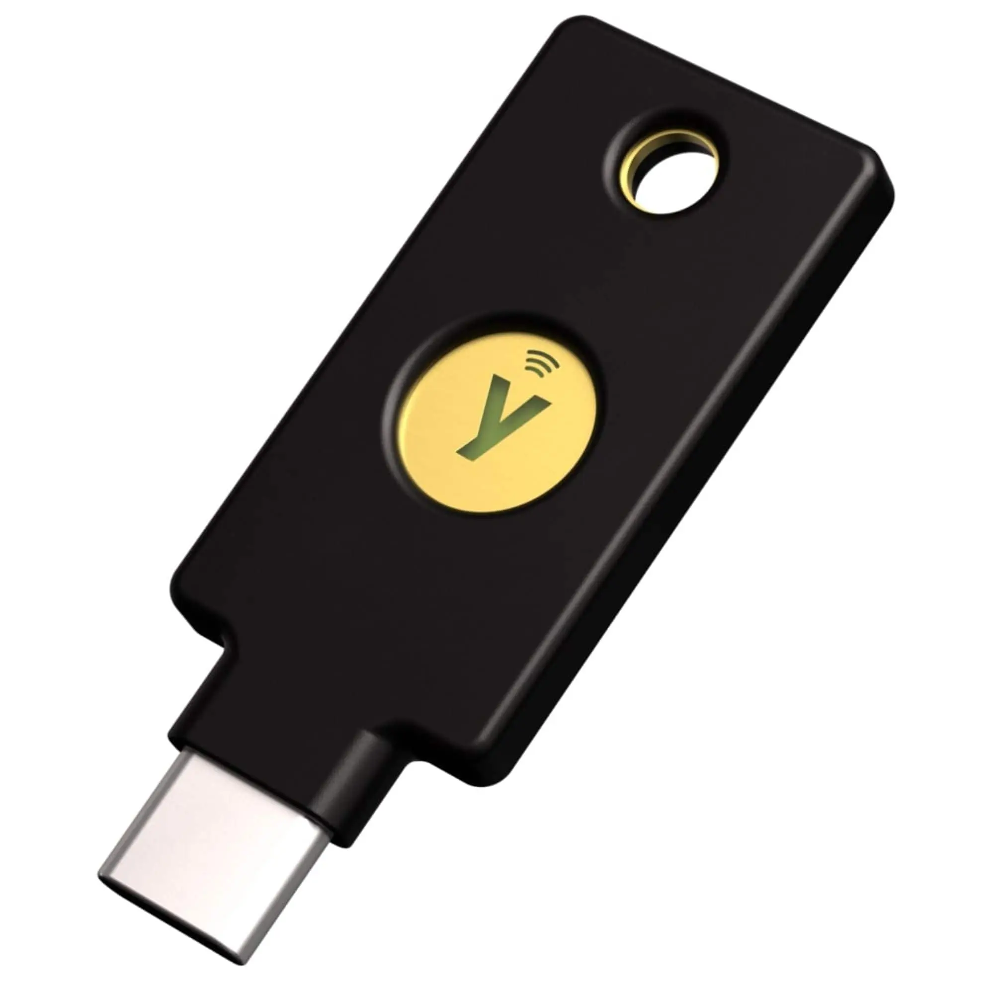 Yubico - YubiKey 5C NFC - Two-Factor authentication (2FA) Security Key, Connect via USB-C or NFC, FIDO Certified OnePack - Black