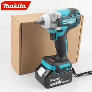 Makita DTW300 18V Brushless Cordless Torque Wrench Tool Set - 330Nm High Torque, Lithium Ion Batteries Included, for Auto Repair, DIY Projects