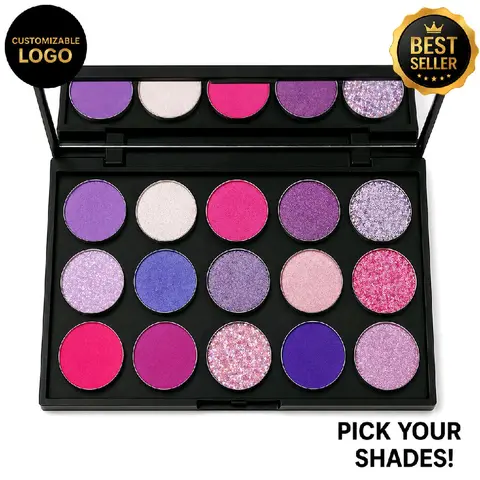 No Chrome, 15 Pan CUSTOM Eyeshadow Palette
