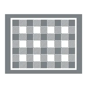 Buffalo Check - Mesh Stencil 8.5 x 11