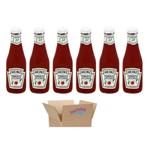 Heinz Classic Glass Ketchup Bottles, 14 Ounce Each, Pack of 6