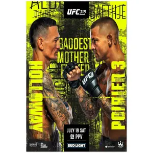 UFC 318 Fight Night Holloway vs Poirier Poster