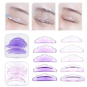 5 Pairs Self-Adhesive Lash Lift Pads Soft Silicone Eyelash Perm Rods Shield Lifting 3D Lashes Curler Accessories Makeup Tools