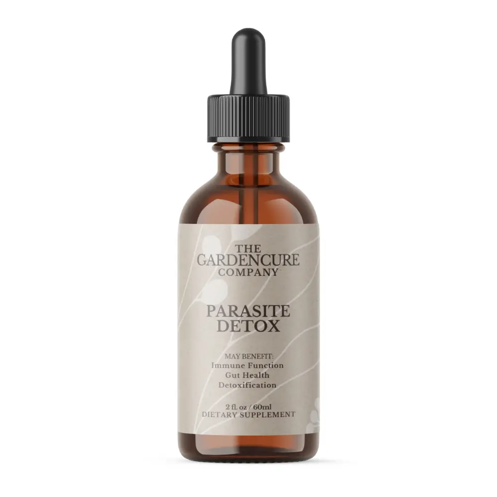 The Garden Cure Company Parasite Cleanse | Gentle Detox + Digestive Support | Candida Cleanse | Natural Herbal Supplement