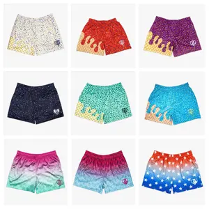 Baseball Lifestyle Ice Cream Drip Mesh Shorts - Unisex Gym Shorts for Youth & Adults - Lightweight Breathable Polyester - Adjustable Waistband & Side Pockets - Bold Colors & Playful Patterns