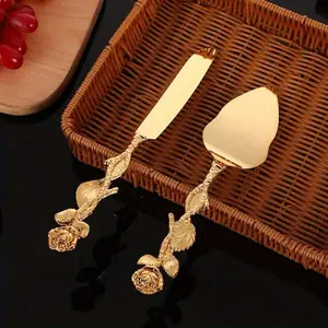 Wedding Cake Cutting Set Personalized Cake Knife Carving Pastry Pie Server Cake Pizza Knife Cake Lover Birthday Gift Wedding Birthday Anniversary Graduation Ceremony Cake Cutting Set