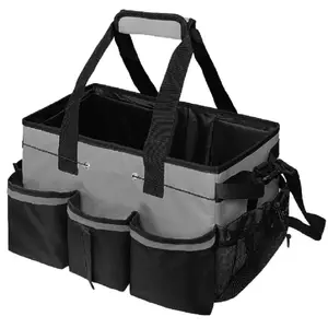 Multifunctional Cleaning Storage Box, Partition Design, Waterproof, Durable, Easy to Carry, Versatile Organization Solution, Portable Travel Organizer