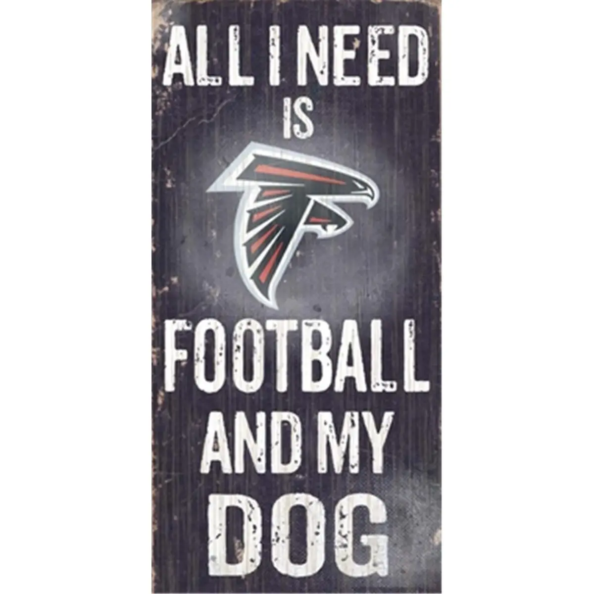 Fan Creations N0640 Atlanta Falcons Football And My Dog Sign, Gift, Decor, Wall Plaque