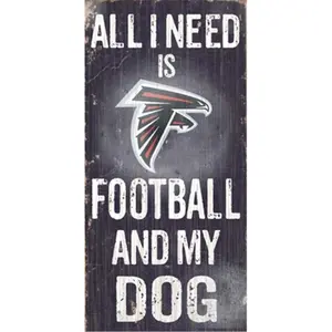 Fan Creations N0640 Atlanta Falcons Football And My Dog Sign