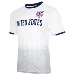 USA Soccer Game Day Shirt | Officially Licensed US Soccer Federation Unisex Adult Jersey, 2026 World Cup United States Football Top