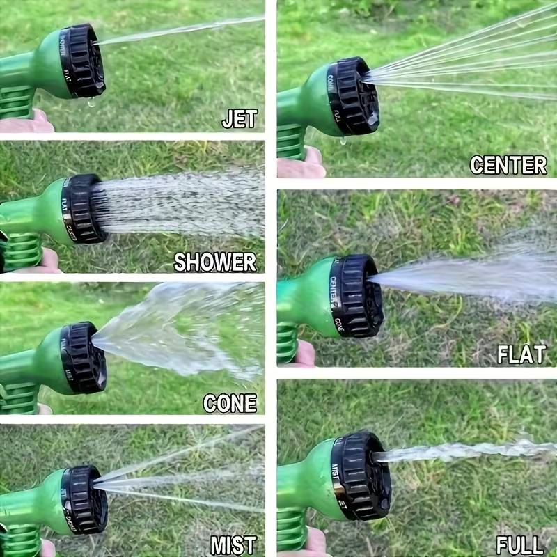 100FT Expandable Garden Hose, Water Pipe Flexible Hose with 7 Function Spray Nozzle for Watering Lawn Yard Garden Car Washing Pet Cleaning Easy Storage Ergonomic Design 100FT Expandable Garden Hose, Water Pipe Flexible Hose with 7 Function Spray Nozzle for Watering Lawn Yard Garden Car Washing Pet Cleaning Easy Storage Ergonomic Design