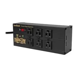 Tripp Lite IBAR6ULTRAUSBB 10 ft. 6 Out 2 USB Ports Isobar Surge Protector